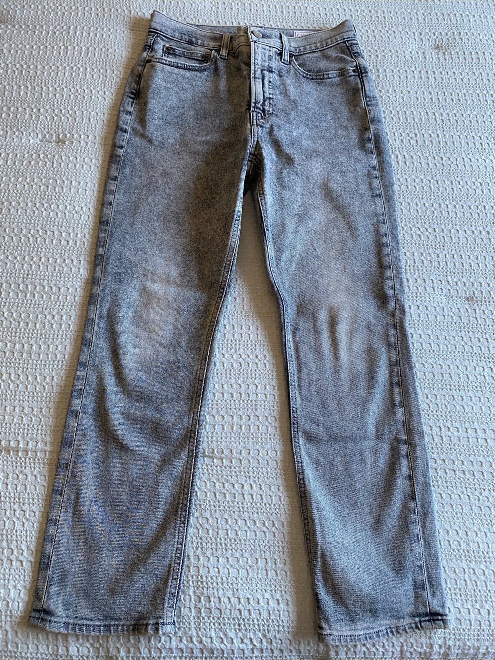 Gap Vintage Slim High Rise Jeans Denim Black Gray Wash 27 4 Short Cotton NEW